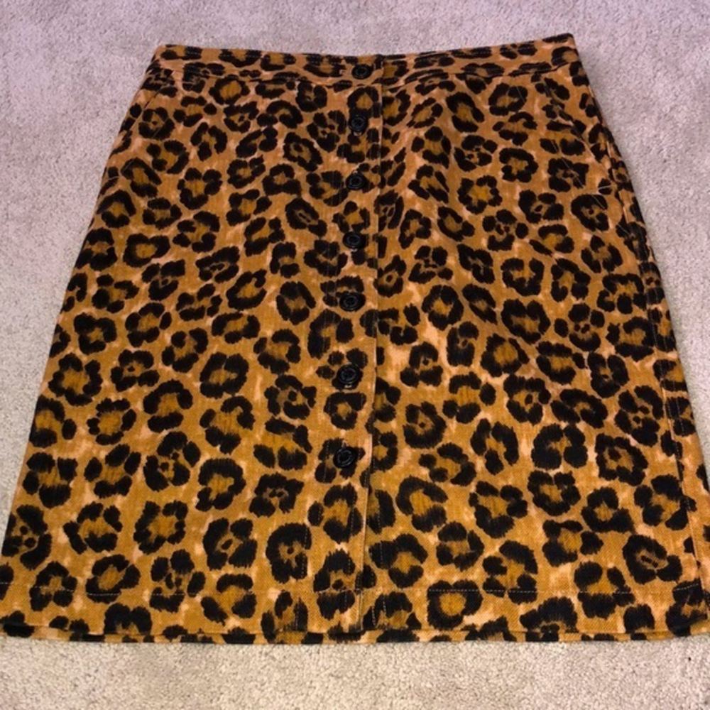 LAUREN Ralph Lauren Animal Print Skirt‎ 4P